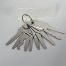 10pcs Jiggler Keys Lock Pick Auto Locksmith Tools - LOCKPICKWEB
