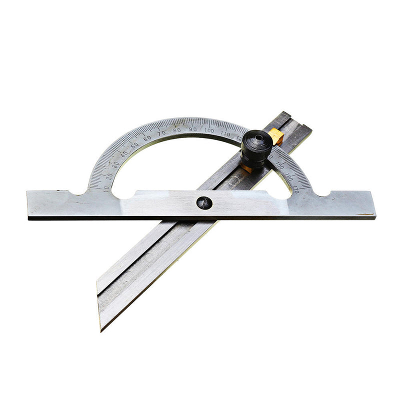 150x100mm Stainless Steel Adjustable Protractor 10-170 Degree Angle Ruler Woodworking Tool