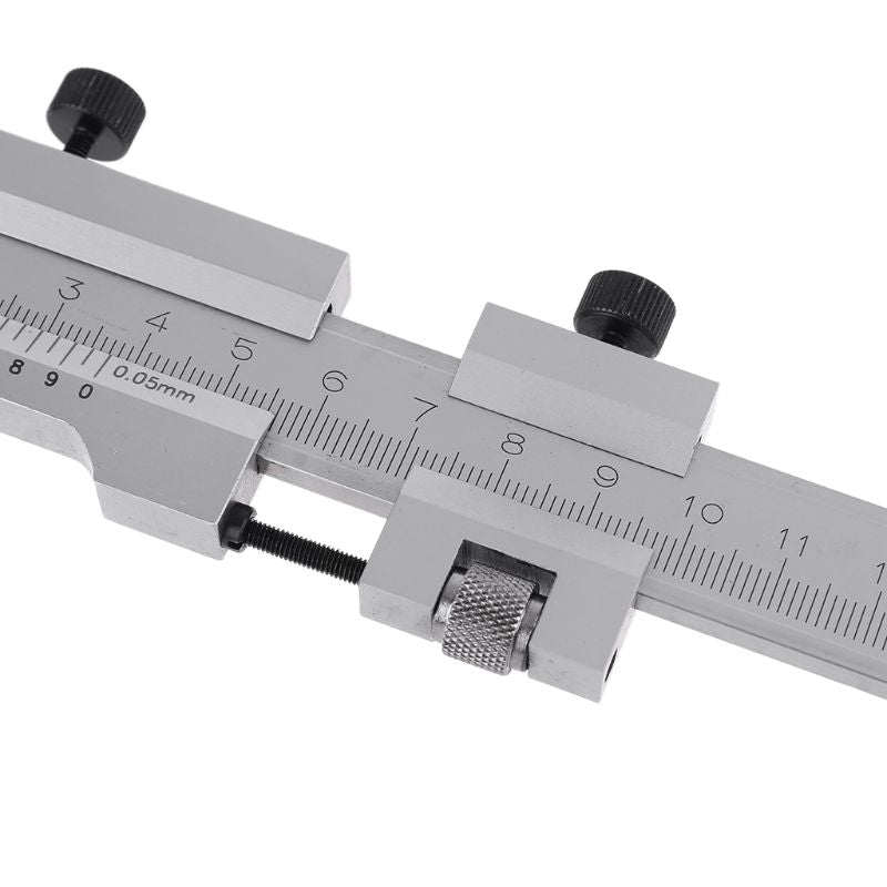 160/250/300/400/500mm T-Type Vernier Caliper Scraper Bridge Tool 0.05mm Fine Adjustment Carbon Steel Ruler Measuring Tool Dropshipping