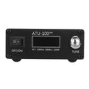 ATU-100 PRO 1.8Mhz-30Mhz OLED Display Automatic Antenna Tuner Built-in Battery for 10W To 100W Shortwave Radio Station