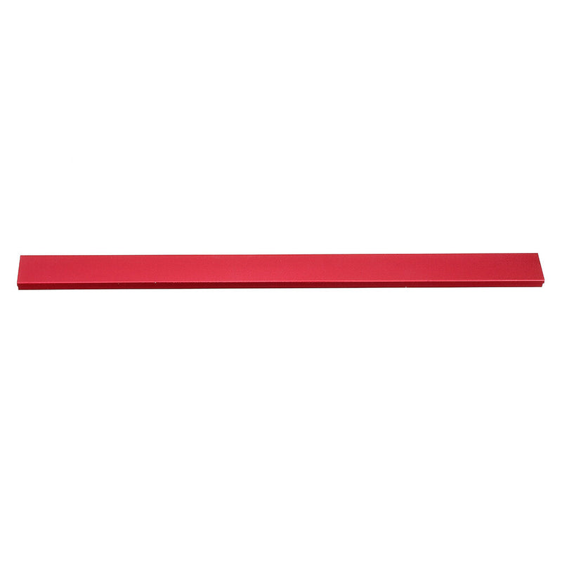Red 100-450mm Aluminum Alloy Miter Track Nut Slider Miter Bar Quick Acting Clamp Nut for Table Saw T Slot T-track Jig Fixture DIY Woodworking Tool