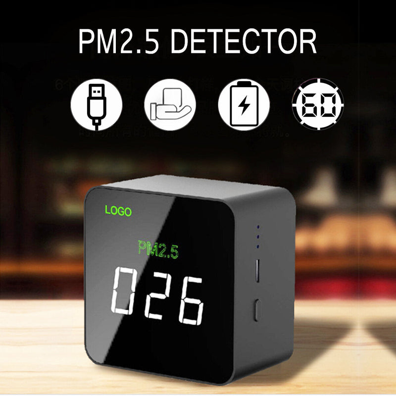 Portable Digital PM2.5 Air Quality Monitor Meter Tester