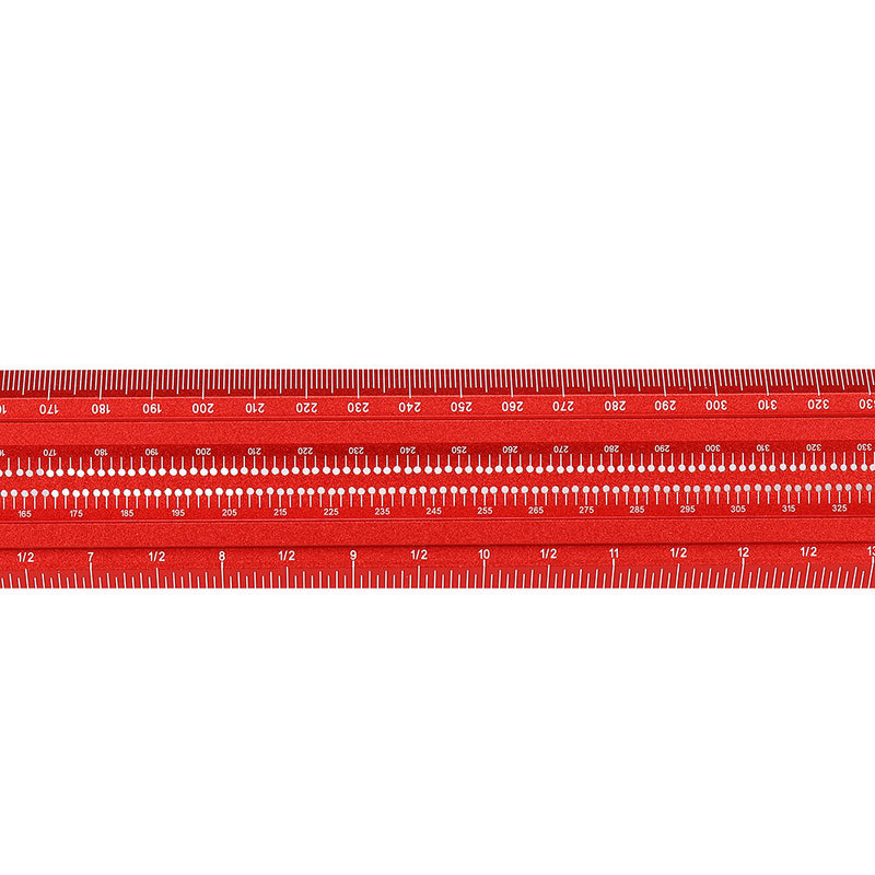 600mm Woodworking Ruler Measuring Tools High Precision T-type Aluminum Alloy Hole Ruler Scribing Gauge Woodworking Tools