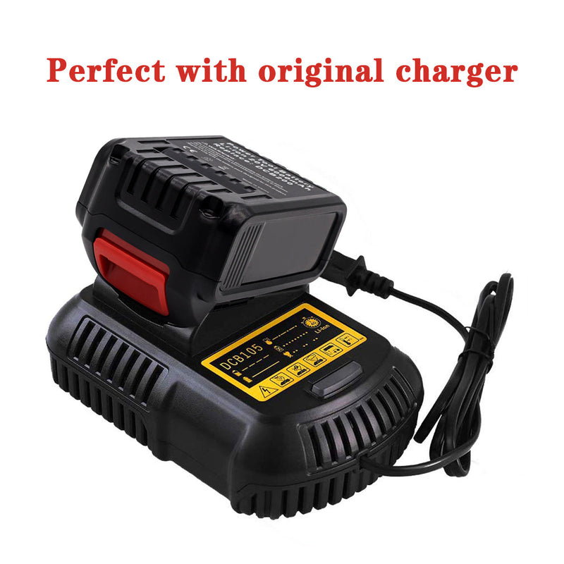 20V 6.0Ah Power Tool Battery Replacement for Dew DCB200 DCB180 DCB181 DCB182 DCB184 DCB201 DCB203 DCB204 DCB205 XR Cordless