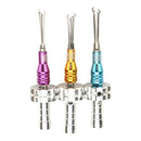 3Pcs 6/6.5/7mm Cross Lock with CrosS-shaped Transparent Practice Padlock Lock Pick Tools - LOCKPICKWEB