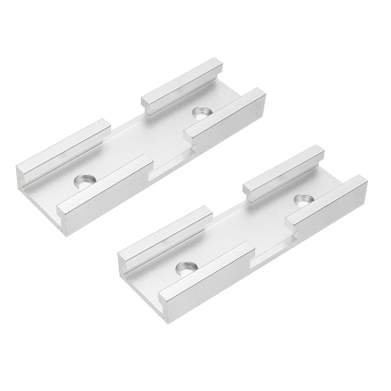 Machifit 2pcs 80mm T-track Connector T-slot Miter Track Jig Fixture Slot Connector For Router Table