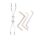 24Pcs Lock Picks Training Tool Transparent Practice Padlock Set Locksmith Tool With Two Padlock - LOCKPICKWEB