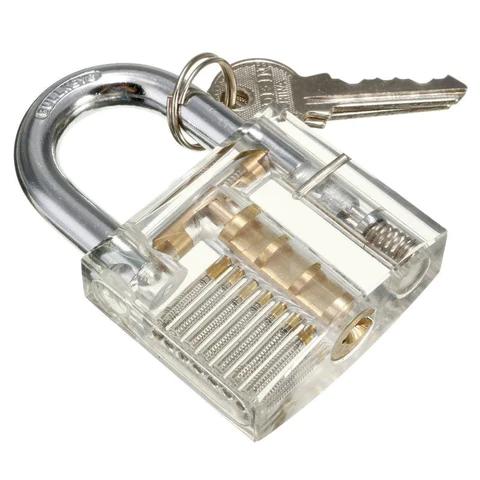 Acrylic Clear Practice Lock for Lockpicking