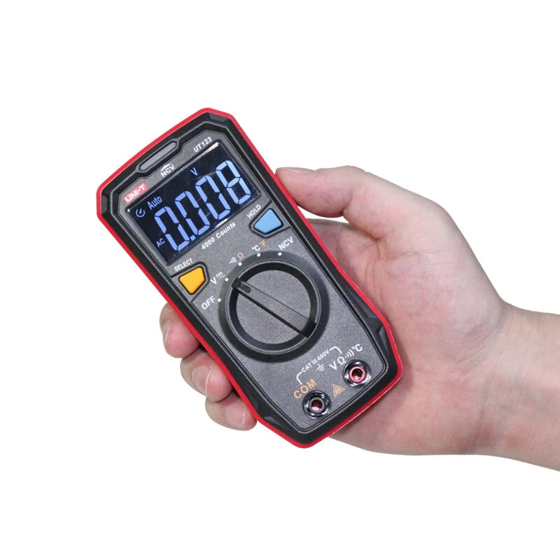 Ut93 Multimeter UNI-T UT123 3999 Counts Residential Multimeter AC/DC Current and ...