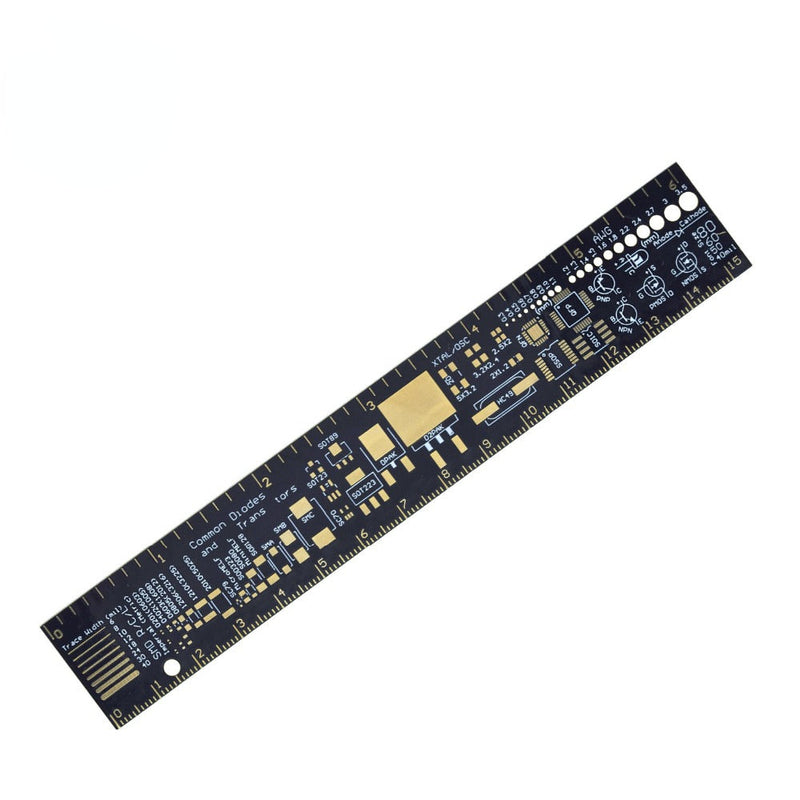 PCB Ruler for Electronic Engineers for Geeks Makers for Arduino Fans PCB Reference Ruler PCB Packaging Units V2 - 6