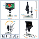G1200 Digital Microscope 12MP 7 Inch Large Color Screen Large Base LCD Display 1-1200X Continuous