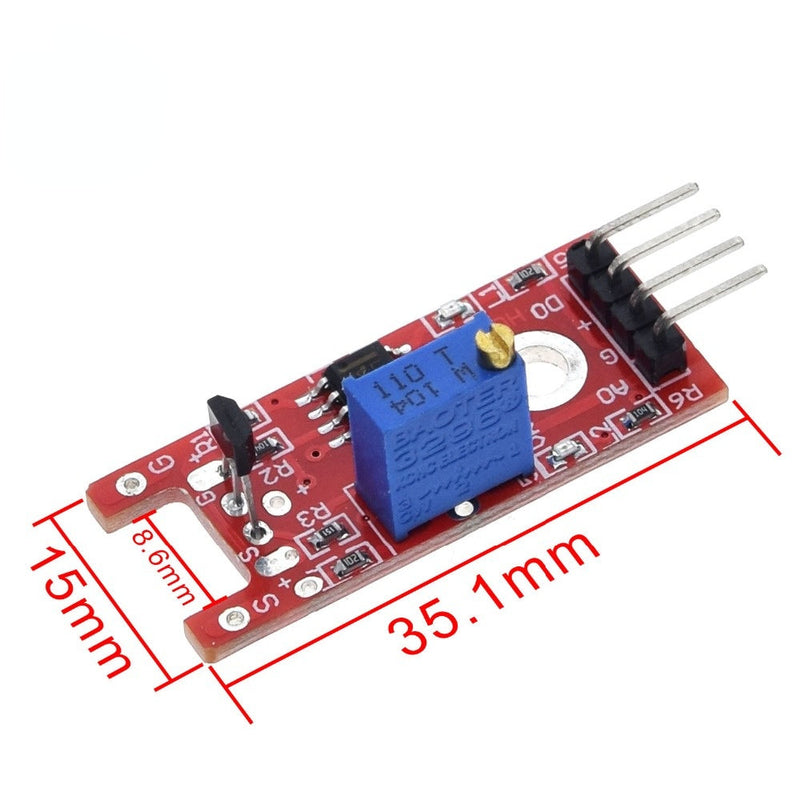 Smart Electronics 4pin KY-024 Linear Magnetic Hall Switches Speed Counting Sensor Module Diy Starter Kit KY024 for Arduino