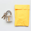 9piece Pick Lock Tool Locksmith Tool Door Lock Lock Picks With Transparent Padlock - LOCKPICKWEB