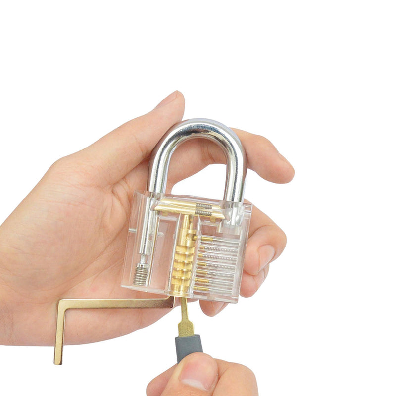 26Pcs Padlock Locksmith Training Starter Practice Kit Lock Unlocking Pick Tool - LOCKPICKWEB