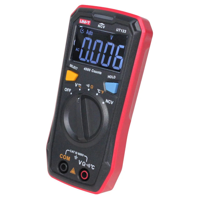 Ut93 Multimeter UNI-T UT123 3999 Counts Residential Multimeter AC/DC Current and ...