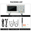 UNI-T UTD2102e PLUS Digital Oscilloscope with 7-inch LCD Display Scopemeter with 100MHz Bandwidth 2 Channels 500MS/S Real Time Sample Rate 64kpts Depth Storage