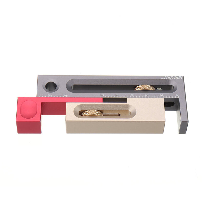 Kerfmaker Table Saw Slot Adjuster Mortise and Tenon Tool Woodworking Movable Measuring Block