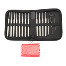 12Pcs Lock Picks Tools Set Lock Locksmith Tools  Various Transparent Locks Combination Locksmith Tools Kit - LOCKPICKWEB