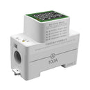 Peacefair PZEM-008 AC50-300V/100A LCD Screen Digital Display Multifunctional Guide Rail Table Voltage Tester Ammeter Voltmeter with Backlight