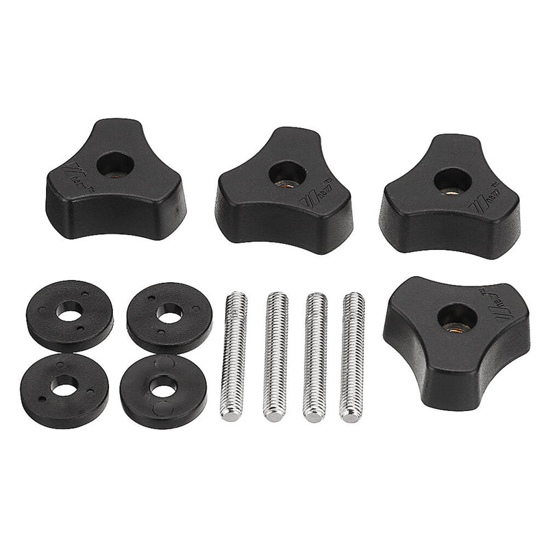 4pcs Woodworking Tool Accessory Quick Action Hold Down Clamp Handle Nut for T-Slot T-Tracks