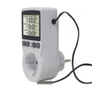 KT3100 Multi-Function Thermostat Temperature Controller Socket Outlet with Timer Switch 16A 220V Heating Cooling Timing Mode EU Plug