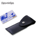 Lock Pick Practice Set Transparent Lock for Training 15pcs Lock Tool and 5 In 1 Mini Pick Tool