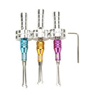 3Pcs 6/6.5/7mm Cross Lock with CrosS-shaped Transparent Practice Padlock Lock Pick Tools - LOCKPICKWEB