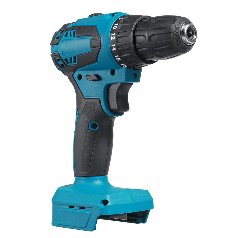 10mm Rechargeable Electric Drill Screwdriver 1350RPM 2 Speed Impact Hand Drill Fit Makita Battery