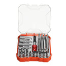 Hi-Spec 34Pcs 6.35mm Shank Multi-function Combination Chromium Vanadium Screwdriver Sleeve Set