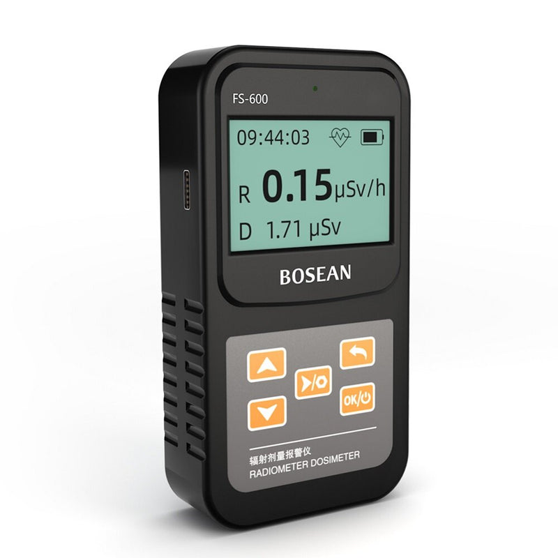 BOSEAN FS-600 Counter Nuclear Radiation Tester X-ray β-ray γ-ray Rechargeable Handheld Counter Emission Dosimeter