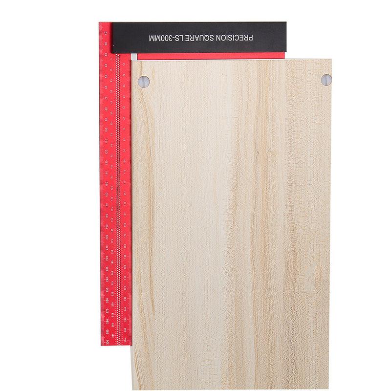 VEIKO Signature Precision Square 300mm Guaranteed T Speed Measurements Ruler for Measuring and Marking Woodworking Carpenters Aluminum Alloy Framing Professional Carpentry Use - LOCKPICKWEB