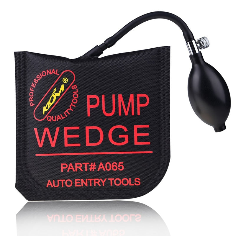 Medium Black Klom Air Pump Wedge Airbag Tools Locksmith Car Door Lock Pick Set Tool Paintless Dent Repair Tool - LOCKPICKWEB