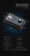 Beyisi New Dual Hole 1.1 CM Car Spark Plugs Tester Auto motriz With EU Plug Ignition Plug Analyzer Diagnostic Auto Tool Detector