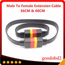Universal OBD Extension Cable for X431 V/V+/PRO/PRO 3/Easydiag 3.0/Mdiag/Golo Main OBD2 Extended Connector 16Pin Male to Female