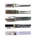 Professional Car Key Locksmith Tools  5pcs Power Key Combination Stainless Steel SIP22 HU64 HU101 HU92  TOY48 Strong Key Tools - LOCKPICKWEB