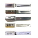 Professional Car Key Locksmith Tools  5pcs Power Key Combination Stainless Steel SIP22 HU64 HU101 HU92  TOY48 Strong Key Tools - LOCKPICKWEB